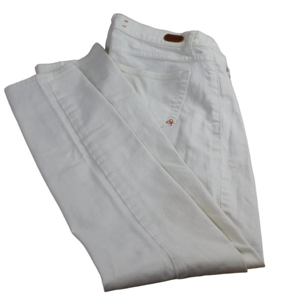 Dittos Straight White Jeans, Size 25  (29"x 29.5") - Picture 3 of 6